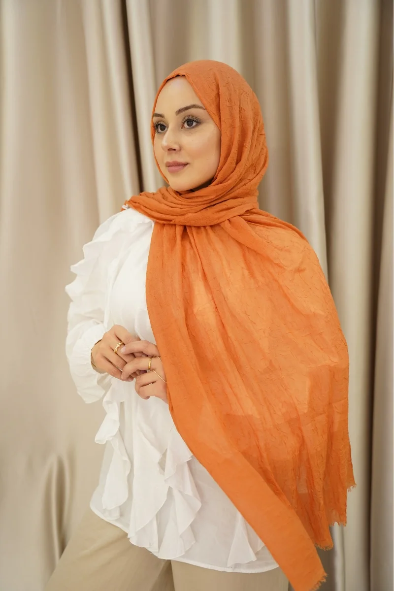 Bambu Şal - Turuncu