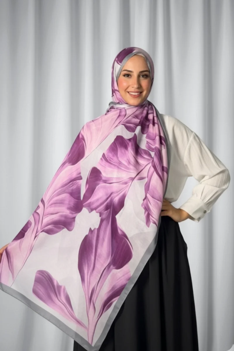 Duha Model Retro Desen Şal - 2