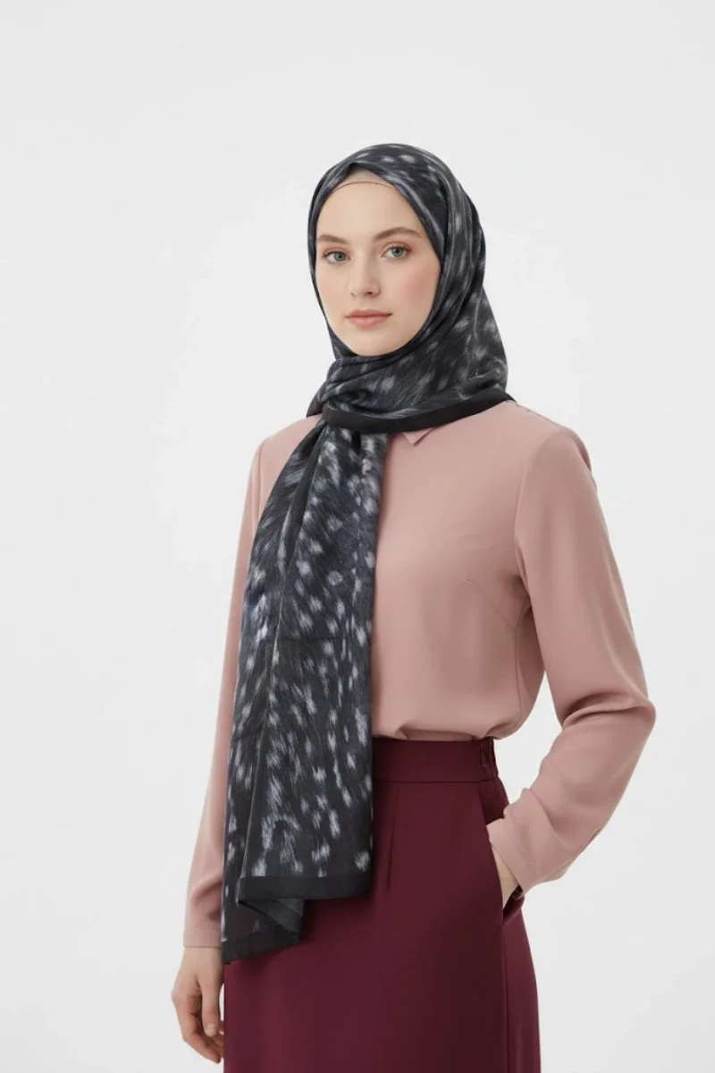 Ceylan Desen Şal Bambi Model - 9