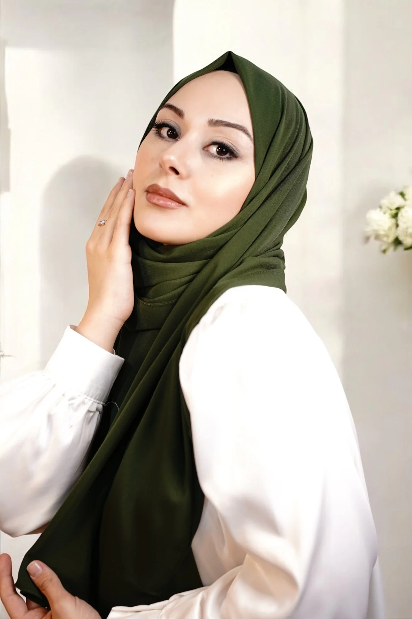 Medine İpeği - Haki